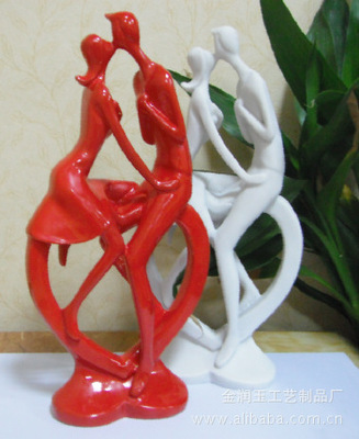 酒店、家居树脂工艺品摆件 婚庆情侣纪念礼品批发优选